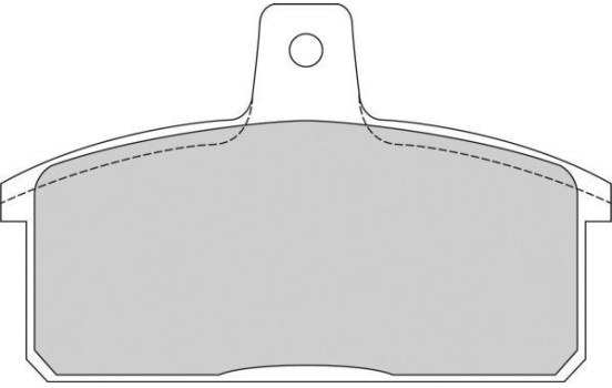 Bromsbeläggssats, skivbroms 36851 ABS, bild 2
