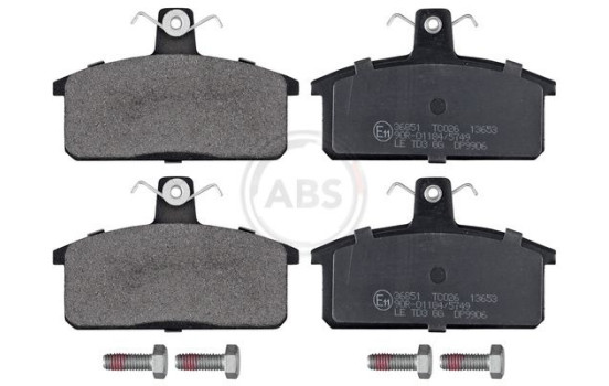 Bromsbeläggssats, skivbroms 36851 ABS, bild 3
