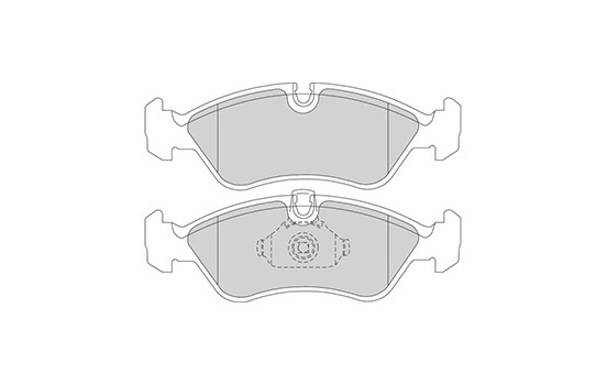 Bromsbeläggssats, skivbroms 36896 ABS, bild 3