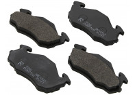 Bromsbeläggssats, skivbroms 36971 ABS