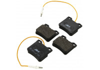 Bromsbeläggssats, skivbroms 37009 ABS