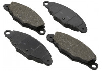 Bromsbeläggssats, skivbroms 37039 ABS