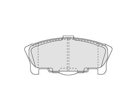 Bromsbeläggssats, skivbroms 37058 ABS, bild 2