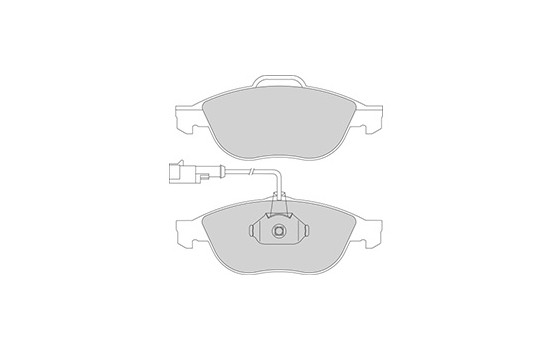 Bromsbeläggssats, skivbroms 37064 ABS, bild 3
