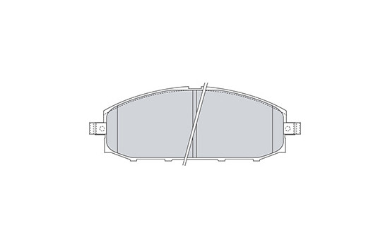 Bromsbeläggssats, skivbroms 37084 ABS, bild 3