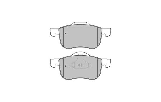 Bromsbeläggssats, skivbroms 37097 ABS, bild 3