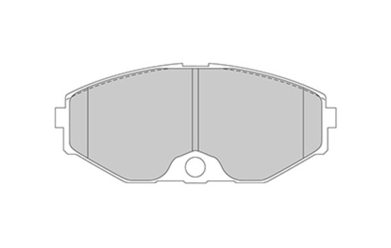 Bromsbeläggssats, skivbroms 37161 ABS, bild 3