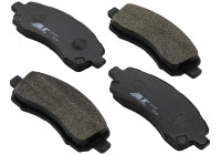 Bromsbeläggssats, skivbroms 37163 ABS