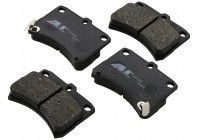 Bromsbeläggssats, skivbroms 37168 ABS