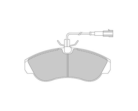 Bromsbeläggssats, skivbroms 37171 ABS