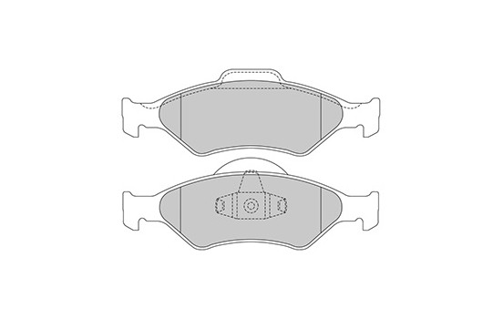 Bromsbeläggssats, skivbroms 37196 ABS, bild 3