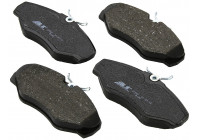 Bromsbeläggssats, skivbroms 37287 ABS