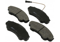 Bromsbeläggssats, skivbroms 37332 ABS