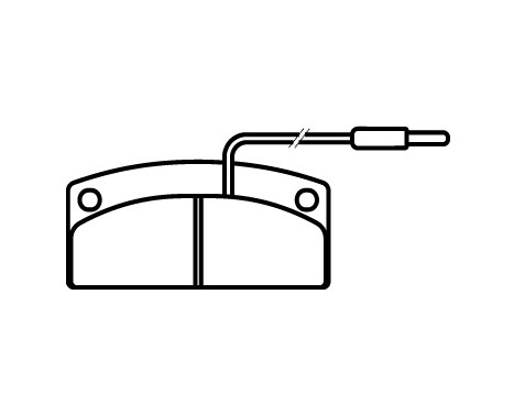 Bromsbeläggssats, skivbroms 37340 ABS
