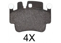 Bromsbeläggssats, skivbroms 37417 ABS