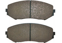 Bromsbeläggssats, skivbroms 37531 ABS