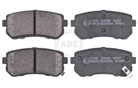 Bromsbeläggssats, skivbroms 37533 ABS, bild 4