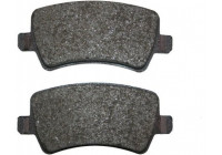 Bromsbeläggssats, skivbroms 37562 ABS