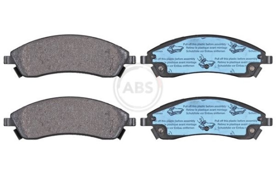 Bromsbeläggssats, skivbroms 37570 ABS, bild 3