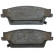 Bromsbeläggssats, skivbroms 37571 ABS, miniatyr 2