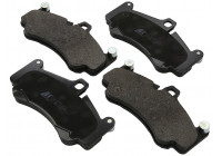 Bromsbeläggssats, skivbroms 37572 ABS