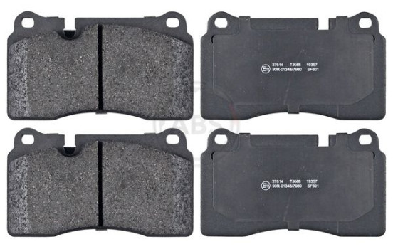 Bromsbeläggssats, skivbroms 37614 ABS, bild 3