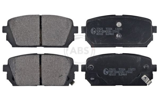 Bromsbeläggssats, skivbroms 37621 ABS, bild 3