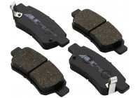 Bromsbeläggssats, skivbroms 37628 ABS