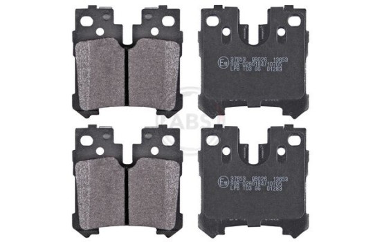 Bromsbeläggssats, skivbroms 37653 ABS, bild 3