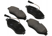 Bromsbeläggssats, skivbroms 37659 ABS