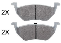 Bromsbeläggssats, skivbroms 37674 ABS