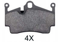 Bromsbeläggssats, skivbroms 37697 ABS
