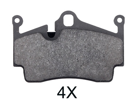 Bromsbeläggssats, skivbroms 37697 ABS