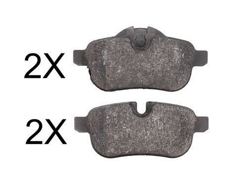 Bromsbeläggssats, skivbroms 37730 ABS