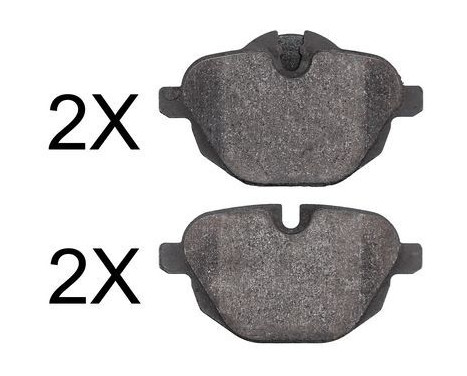 Bromsbeläggssats, skivbroms 37731 ABS