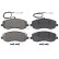 Bromsbeläggssats, skivbroms 37734 ABS, miniatyr 3
