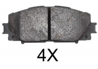 Bromsbeläggssats, skivbroms 37755 ABS