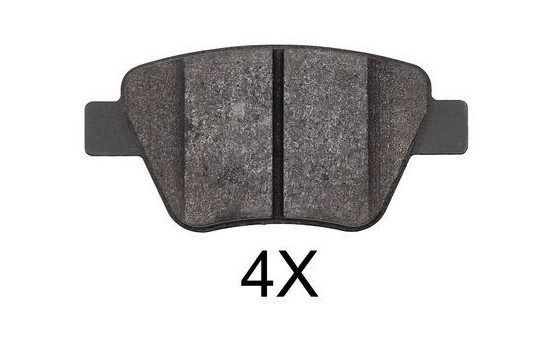 Bromsbeläggssats, skivbroms 37784 ABS