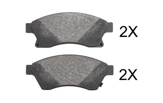 Bromsbeläggssats, skivbroms 37789 ABS