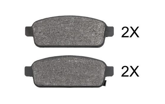 Bromsbeläggssats, skivbroms 37790 ABS