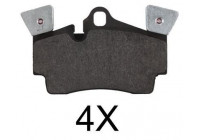 Bromsbeläggssats, skivbroms 37792 ABS