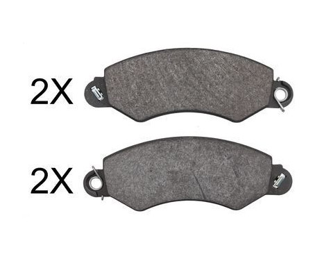 Bromsbeläggssats, skivbroms 37798 ABS
