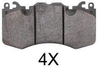 Bromsbeläggssats, skivbroms 37801 ABS