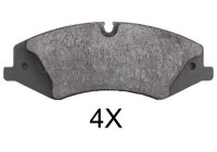 Bromsbeläggssats, skivbroms 37803 ABS