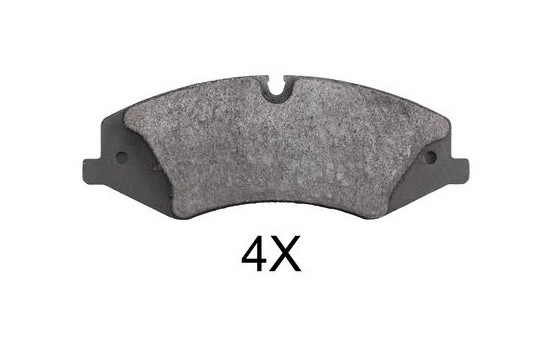 Bromsbeläggssats, skivbroms 37803 ABS