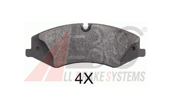 Bromsbeläggssats, skivbroms 37803 ABS, bild 2