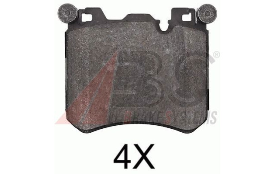 Bromsbeläggssats, skivbroms 37804 ABS, bild 2
