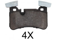 Bromsbeläggssats, skivbroms 37812 ABS