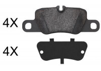 Bromsbeläggssats, skivbroms 37820 ABS