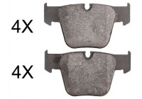 Bromsbeläggssats, skivbroms 37821 ABS